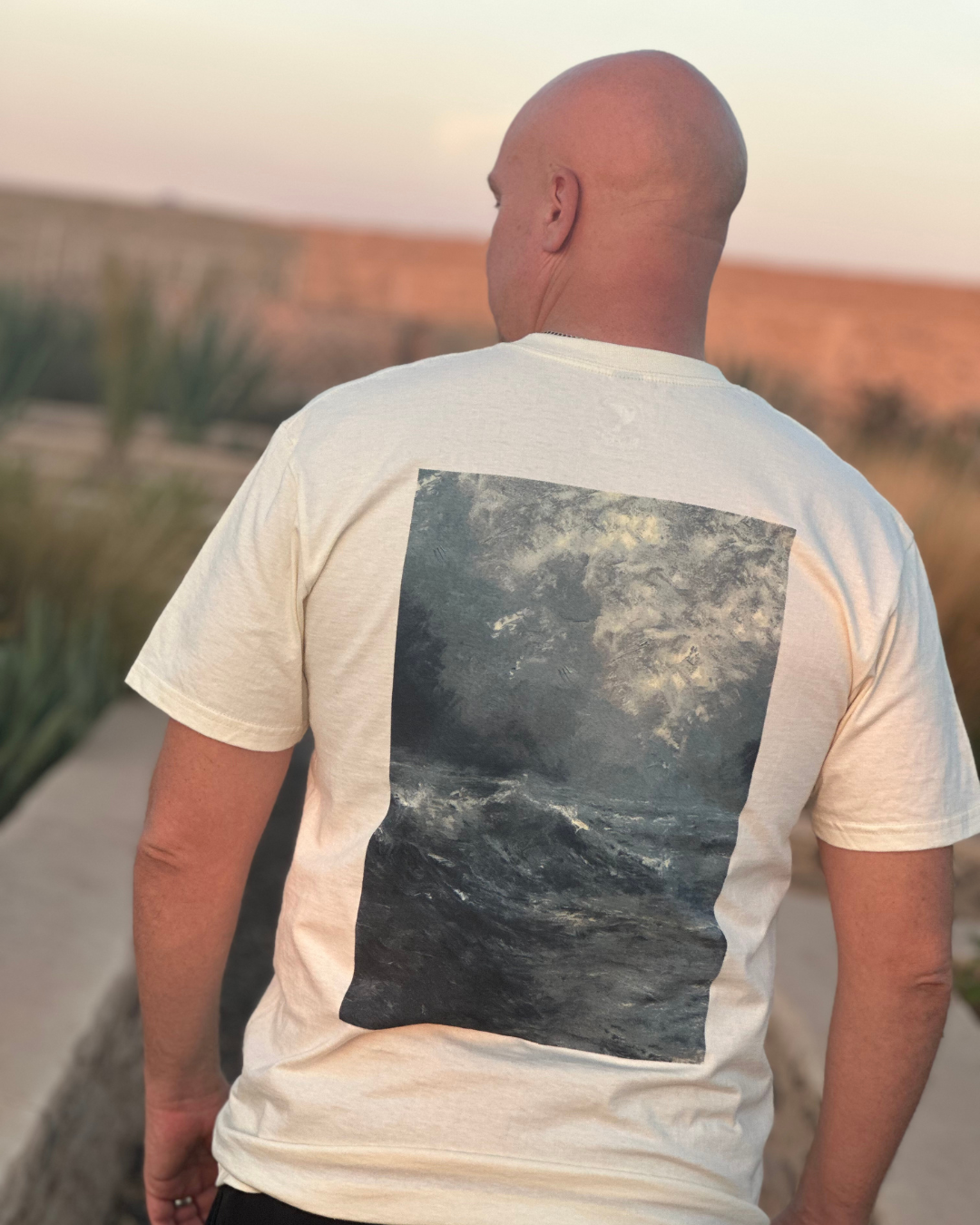 T-shirt off-white "Matière première"