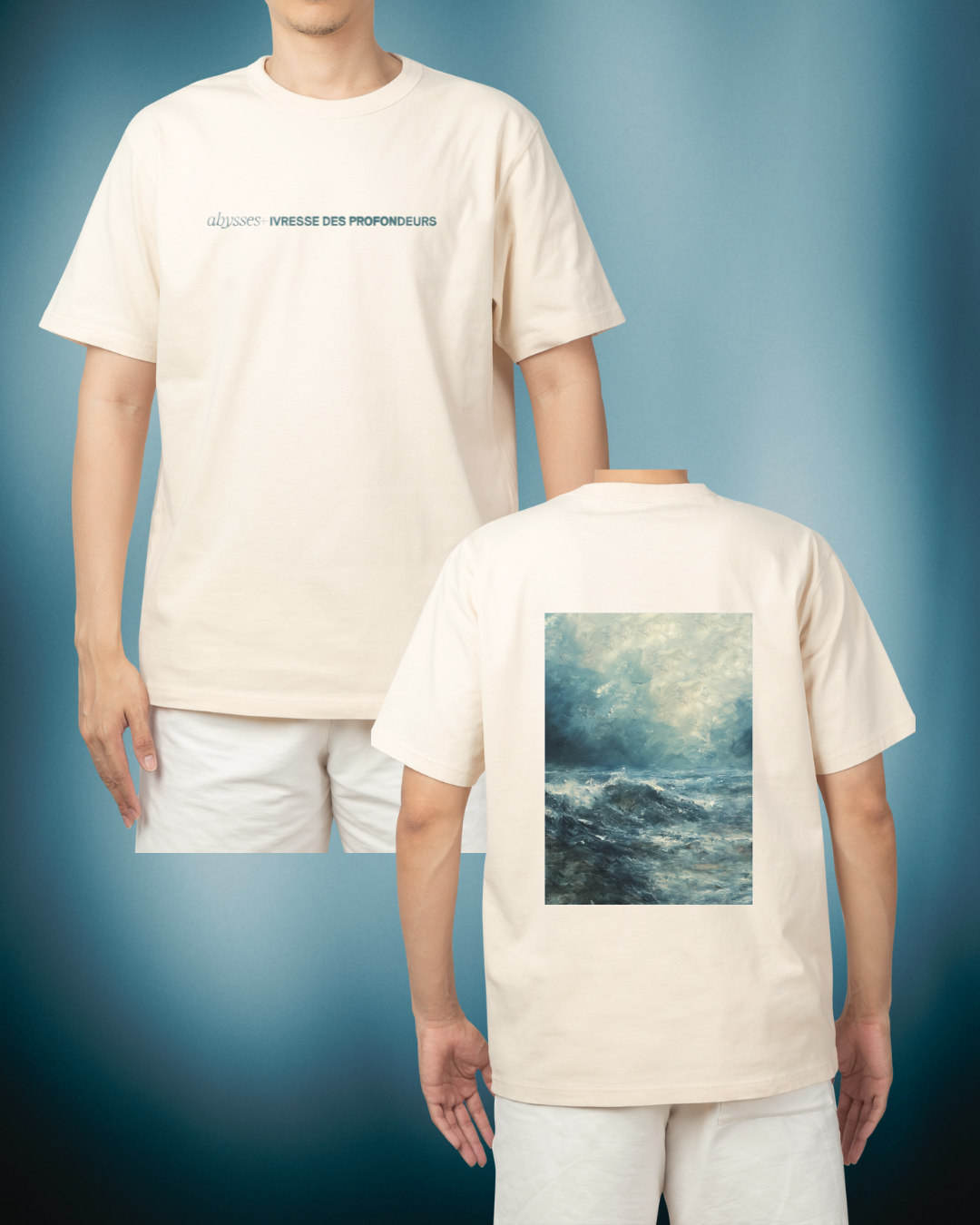 T-shirt off-white "Matière première"